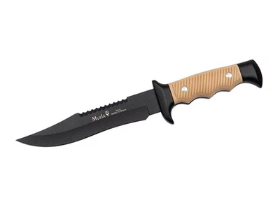 Cuchillo Muela Scout Black/Tan cuchillo de paseo Nitro-42 acero ABS mango funda de cuero - Imagen 1 de 2