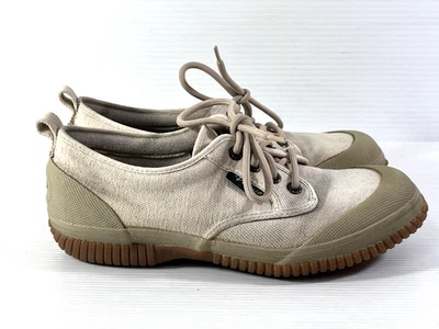 Vasque Portage Hiking Shoes Mens Size 8.5 Beige Canvas Lace Up Casual Low Top - Image 1 of 4