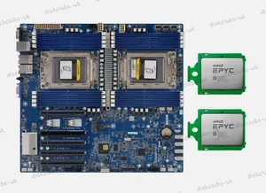 Gigabyte MZ72-HB2 +2x CPU AMD EPYC 7K62 48 cœurs (OEM de 7642) combinaison - Photo 1/5