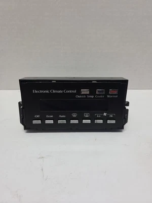 Cadillac Deville 85-1993 calentador electrónico aire acondicionado control de clima 16139256 probado T6 Foto 1 de 4