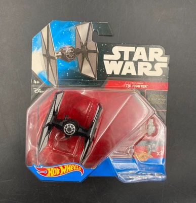 Hot Wheels Star Wars: The Force Awakens — литая модель Tie Fighter первого порядка — НОВАЯ - Изображение 1 из 4