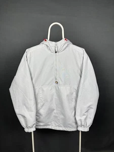 Nike TN Mens Reversible Jacket Size S White Polyester Long Sleeve Quarter Zip - Picture 1 of 14