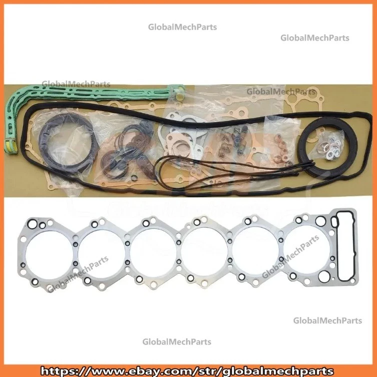 Conjunto completo de junta de revisão 6UZ1 1-11141-292-1 para Isuzu 6UZ1 GIGA Case CX500C - Imagem 1 de 1