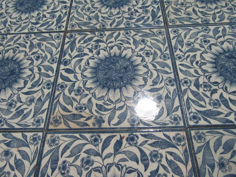 ~ 15 ANTIQUE MAW TILES 6 X 6 ~ ARCHITECTURAL SALVAGE Cover