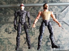 Cyclops Optic Blast + Street Fight Logan Marvel X2 X-Men Movie ToyBiz 2003