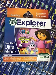 LeapFrog LeapPad 2 Dora the Explorer Dora's Amazing Show Ultra eBOOK NEW DENTED - Picture 1 of 4
