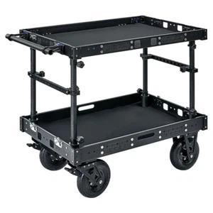Carro de cámara plegable de 2 niveles con carga de 300 kg para producción de películas y videos fotográficos - Imagen 1 de 4