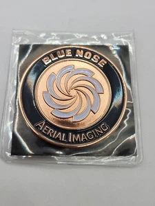 Blue Nose Aerial Imaging Challenge Coin 2 inch - Picture 1 of 4