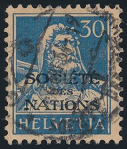 SZWAJCARIA 1932, SDN 19 z, oryginalna stemplowana pocztą, mi. 600,---, SBK 750,- CHF - Zdjęcie 1 z 2