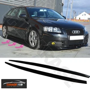 LAME Sotto Minigonne per🔥AUDI🔥A1 A3 S3 A4 A5 A6 Q3 Q5 TT *RS Look* Laterali - Foto 1 di 12