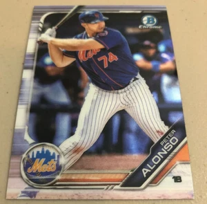 2019 Bowman Chrome Prospect Rookie #BCP-127⚾️ Peter Alonso ⚾️ New York Mets - Picture 1 of 6