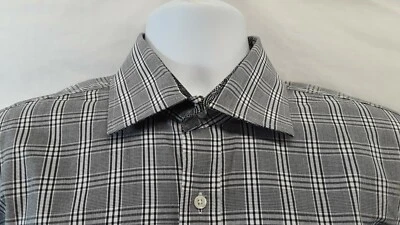 Bristol & Bull Men's Large Long Sleeve Button Down Pattern Shirt Flip Cuff - Image 1 of 4