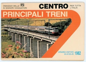 1892 Inter-Rail Italy Main Trains Public Timetable Summer Rail Schedule Booklet - Picture 1 of 4