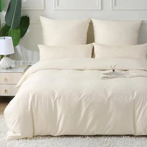 Ropa de cama MILDLY satinada 155x220cm 80x80cm 100% algodón apta para alérgicos blanco - Imagen 1 de 9