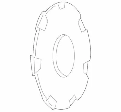 Tapa central genuina GM 2003-2006 Cadillac STS CTS Base Luxury V 3,2 L V6 09594374 Foto 1 de 2