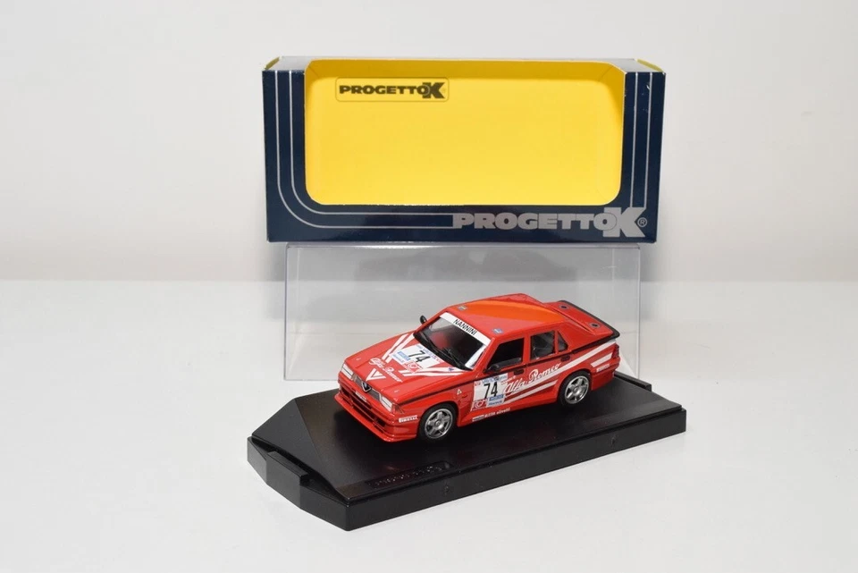 B21 1:43 PROJECT K PK 207 ALFA ROMEO 75 EVOLUTION GR. A GIRO D'ITALIA 1987 MIB Foto 1 de 4