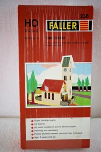 Faller Town Church Kit #238 NIP - Picture 1 of 5