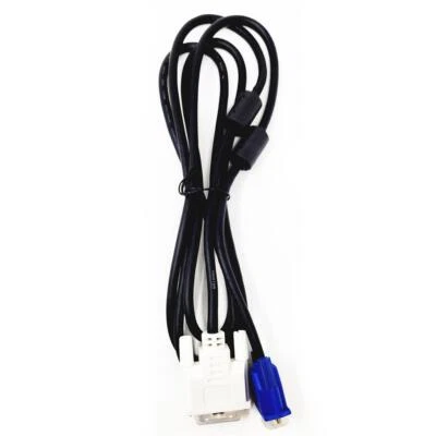 Dell DVI To VGA Monitor Display Cable 3M 68509J0001A Black - Image 1 of 2