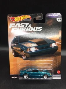 Hot Wheels Fast and Furious Fast Stars '92 Ford Mustang Ford Racing Real Riders - Picture 1 of 5