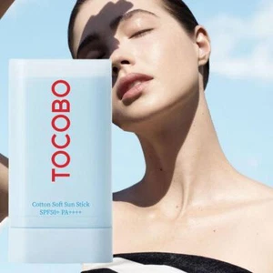 19g Tocobo Cotton Soft Sun Stick Sunscreen SPF50 High Protection Sunscreen Stick - Foto 1 di 12