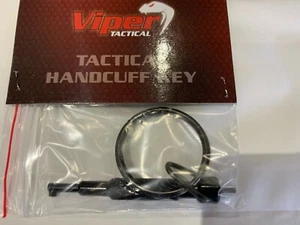 SPARE HANDCUFF KEY Genuine Viper Fits most pro cuffs police guard security hiatt - Picture 1 of 5