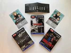 Lot 3 Biohazard Resident Evil 1 2 3 Set Nintendo Gamecube GC From Japan JP Game - Picture 1 of 12