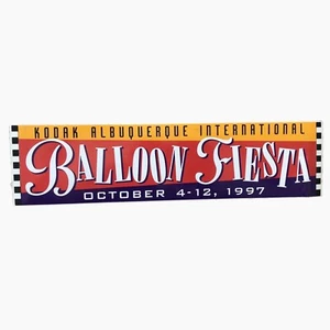 1997 Unused Bumper Sticker Albuquerque International Balloon Fiesta - Picture 1 of 3