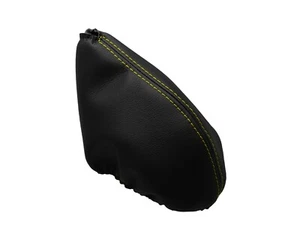Hilo amarillo bolsa de freno de mano cuero auténtico manguito de freno de mano para FIAT STILO 2001-2010 - Imagen 1 de 1