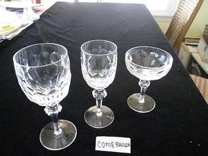PAIR RARE WATERFORD CURRAGHMORE CHAMPAGNE TALL SHERBET,5 1/2"H, PRICE/PAIR,XLNT - Picture 1 of 12