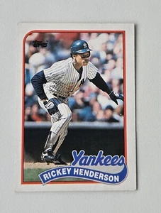 Rickey Henderson - 1989 Topps- Baseball Card # 380 - Picture 1 of 2