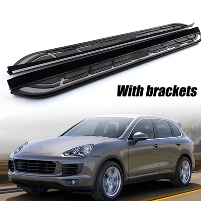 2 piezas estriberas aptas para Porsche Cayenne 2011-2018 barras Nerf escalón lateral Foto 1 de 4