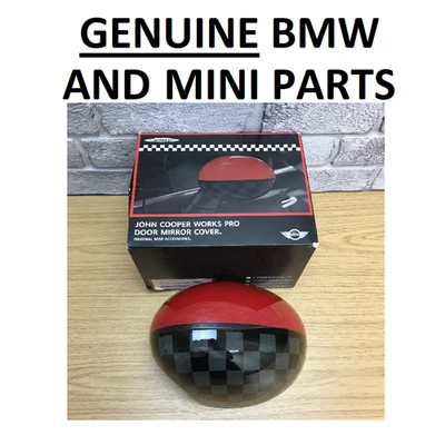 Tappo copri specchietto retrovisore ala ORIGINALE MINI F55, F56 ecc 51142354925. SOLO SINISTRA. Lana RHD - Immagine 1 di 4
