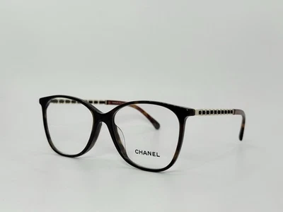 Nuevas Gafas Chanel Auténticas CH3408QA C. 714 Habana Y Oro 54-16-140 Foto 1 de 4