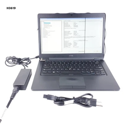 Dell Latitude 5490 14” FHD Laptop i5-8350U 4GB RAM No SSD Boots To Bios READ - Image 1 of 4