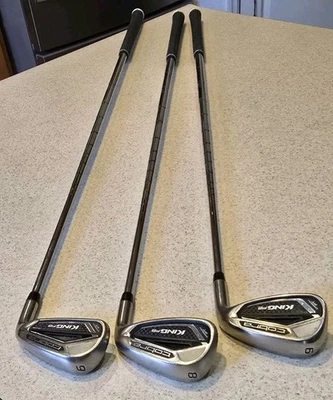 Cobra KING F8 6,8,9 iron XP-90 Stiff Flex Steel Golf Club - Right-handed  - Image 1 of 4