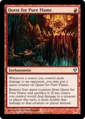 Quest for Pure Flame - Zendikar #144/249 MTG Magic The Gathering - Image 1 of 1