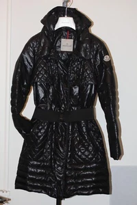 MONCLER Glamorous Quilted *CARSON* Long Puffer Coat Jacket w/Belt + Hood 2/Small - Bild 1 von 17