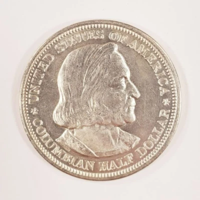 1893 Columbian Commemorative 50C Half Dollar in Choice BU Condition, Eye Appeal - Image 1 of 2