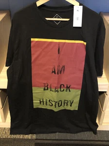 I Am Black History Tee Shirt By Well-Worn 2XL Black - Picture 1 of 3