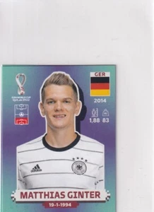 Panini Qatar World Cup Sticker 2022 Germany Nr. GER 5 Matthias Ginter - Picture 1 of 1