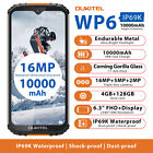 6.3'' OUKITEL WP6 10000mAh IP69K Waterproof 4G Smartphone Rugged 6GB+128GB 16MP
