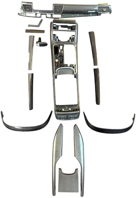 2011-2018 AUDI A8 S8 DASH DOOR CONSOLE CARBON TRIM PANEL SET 14 OEM - Image 1 of 4