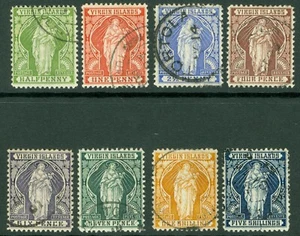 SG 43-50 Jungferninseln 1899. 1/2d bis 5d 8er Set. Sehr schöne gebrauchte Katze 160£ - Bild 1 von 1