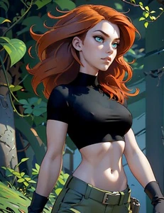 "Kim Possible" 8.5x11 Fine Art Print Limited to Only 20 Hand-Numbered Copies - Picture 1 of 1