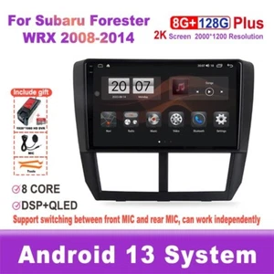 Subaru Car Radio GPS Carplay Android14 For Subaru Forester WRX Impreza 2008-2014 - Picture 1 of 7