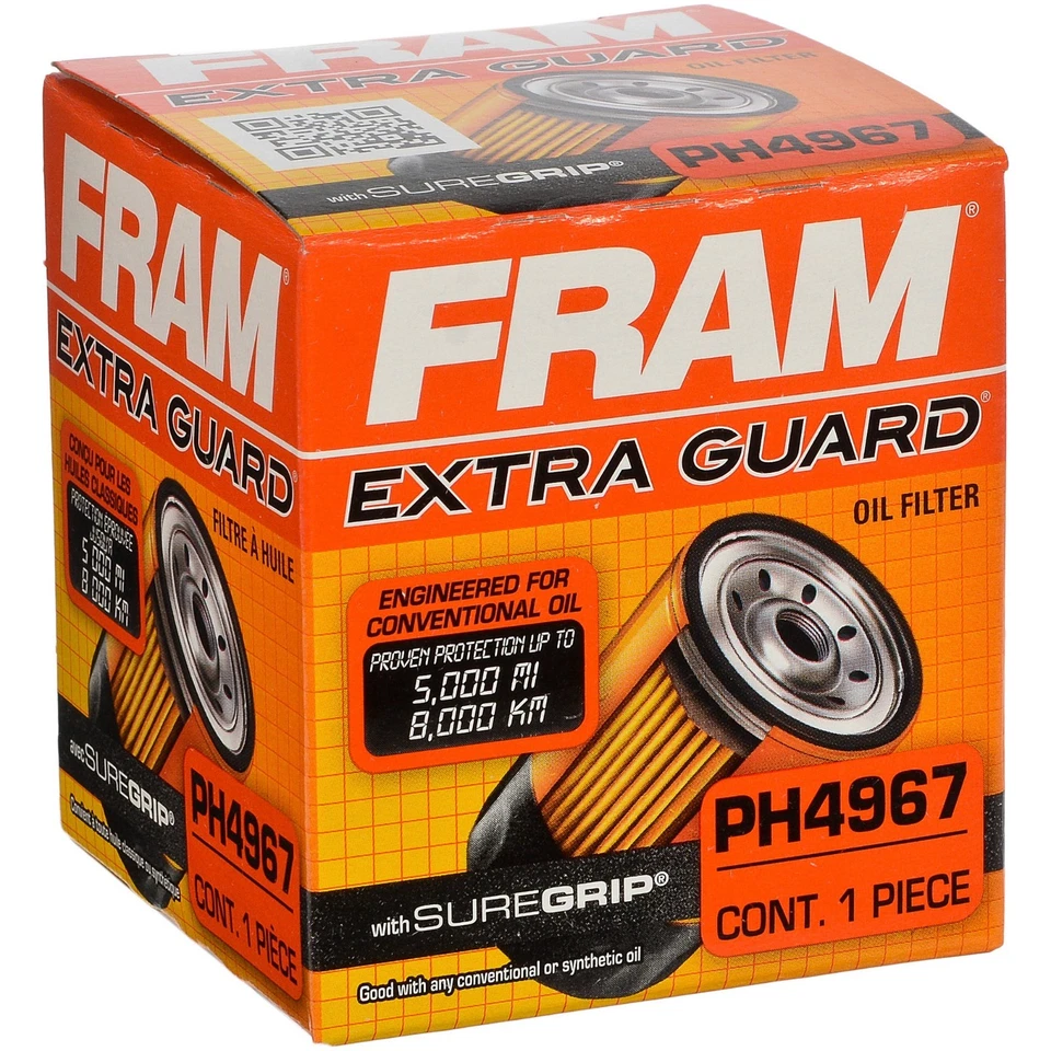 (2) Fram Premium Quality Spin On Oil Filters Buell Kawasaki PH4967 Foto 1 de 1