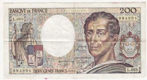 200 Francs Montesquieu 1991 L089 TTB  ( 279 ) - Picture 1 of 2