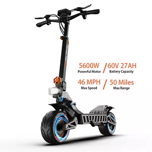 Ruitoo 5600W Adult Electric Scooter Dual Motor Foldable Off Road E-Scooter 46MPH - Picture 1 of 13