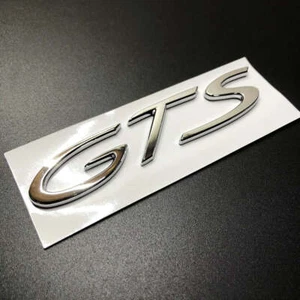 1 pieza Cromo GTS ABS Insignia Coche Tapa Trasera Maletero Modificado Carreras VIP Pegatina Emblema - Imagen 1 de 12