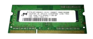 MT8JSF12864HZ-1G1D1 micras 1 GB PC3-8500 DDR3-1066 MHz sin ECC CL7 204 sin búfer - Imagen 1 de 1